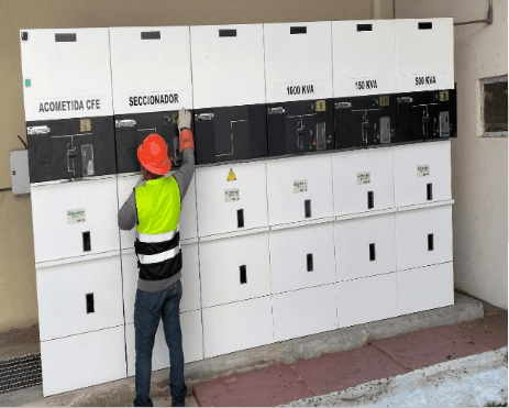 Mantenimiento a subestación eléctrica de 1000 KVA en Campeche