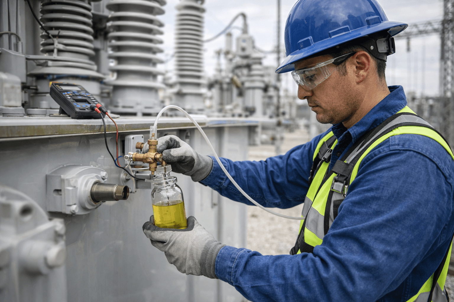 Análisis de aceites dieléctricos de Miranda Conexiones